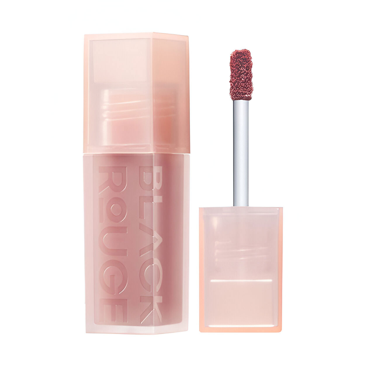 Рідка помада для губ BLACK ROUGE Double Layer Over Velvet Sweet Tangerine, DL28 Hush Fig, 4.1 г