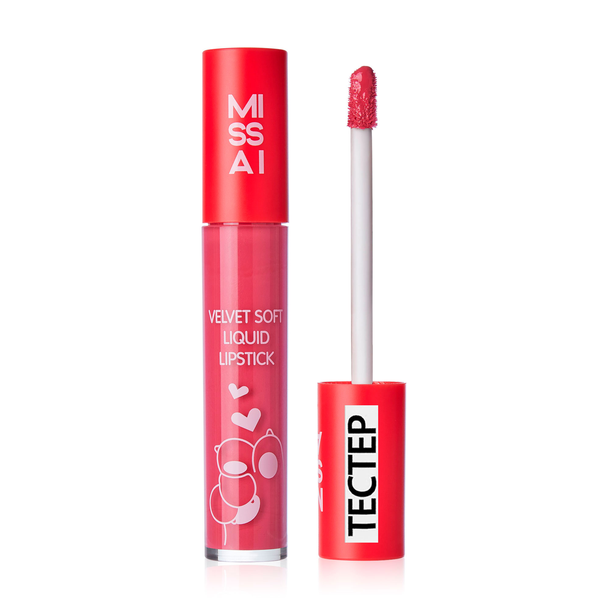 Рідка помада для губ Missai Velvet Soft Liquid Lipstick тон 04, 5 г (Тестер)